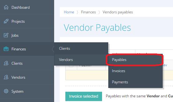 Invoices from vendors and payment control The vendors can create invoices on their own or you can create their invoices as the company manager. Let s review the second option. 1.