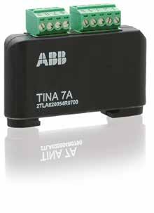 Adaptation unit Tina 7A Approvals: TÜV NORD Application: Adaptation of safety sensors with mechanical contacts to the dynamic safety circuit.