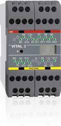 Outputs with time delay (Vital and ) Vital is based on a single channel safety concept where multiple safety sensors can be connected in series and monitored with a single safety controller.