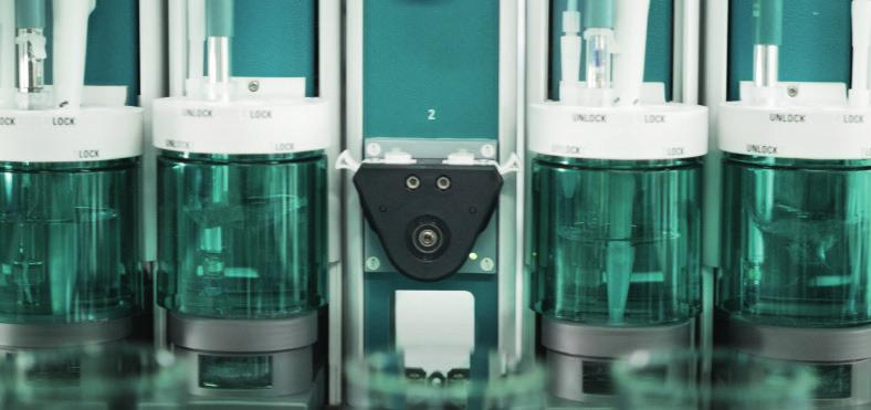 Karl Fischer titration could not be easier and more reliable! Exchange Sample Racks during System Operation Time is money, especially during routine analyses.