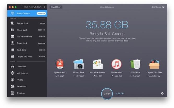 Apple Housekeeping CleanMyMac 3 Clean, optimize, and maintain your Mac with the all-new CleanMyMac 3.