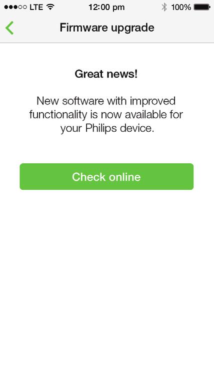Upgrade firmware 5 Tap Firmwareupgrade to enter the firmware upgrade page. To improve the performance of SW750M, Philips may offer you new firmware for upgrade of your SW750M.