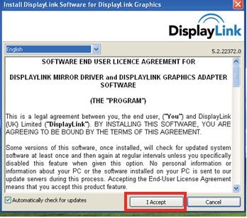 1. Driver Location Folder/File <CD>:\Common\USB MONITOR\DisplayLink 5.2.