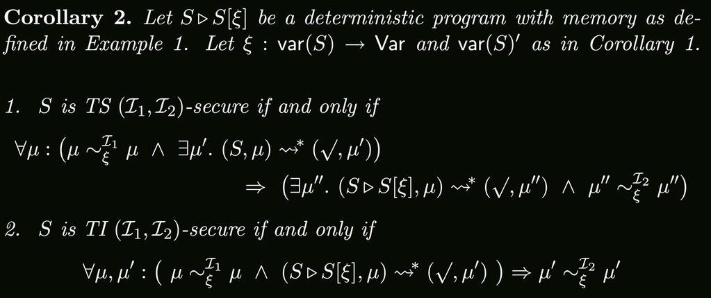 Deterministic Language While: a version of Par without nondeterminism (if can have only if... else.