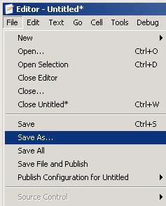 How to save and run an M-file There are two ways to save and run an M-file.