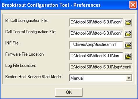 Menus and Submenus 7. From the fdtool-60\fdtool-6.0.0 screen click the Configure button. The following screen appears 8.