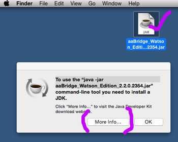 Try Ctrl and normal/dbl click Java - Mavericks, Yosemite (and MAC OSX versions to come) (If you have an older system e.g. Mountain Lion then please skip this section) Since Mavericks (OSX 10.