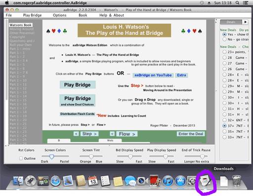 How to install aabridge on a Mac v 0.35 2018-09-06 Page 6 of 8 A Java cup will now appear on the main bar next to the downloads icon.