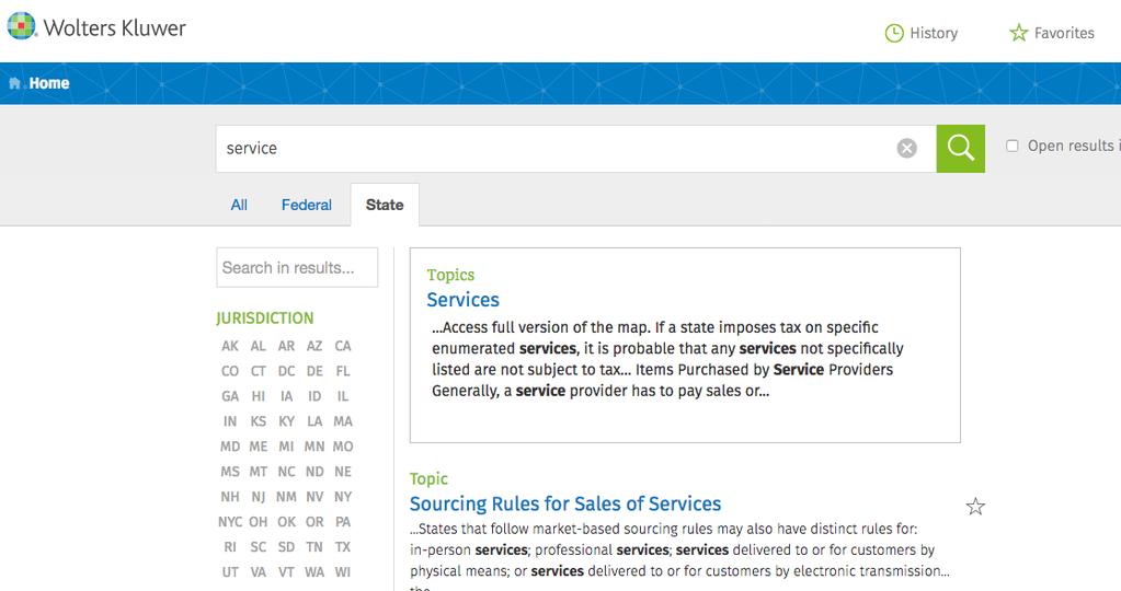 CCH AnswerConnect Quick Start Guide 19 Searching for State Tax Content State keyword searching in CCH AnswerConnect allows you to select answers to frequently asked questions, search by topic, or