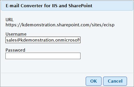Click on the edit icon to the right of the username to edit the SharePoint site credentials. 8.1.4 General Settings In the General Settings dialog some general settings are gathered.