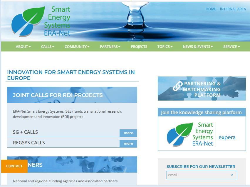 Contact the Initiative Office ERA-Net Smart Energy Systems office@eranet-smartenergysystems.eu Call Management callmanagement@eranet-smartenergysystems.