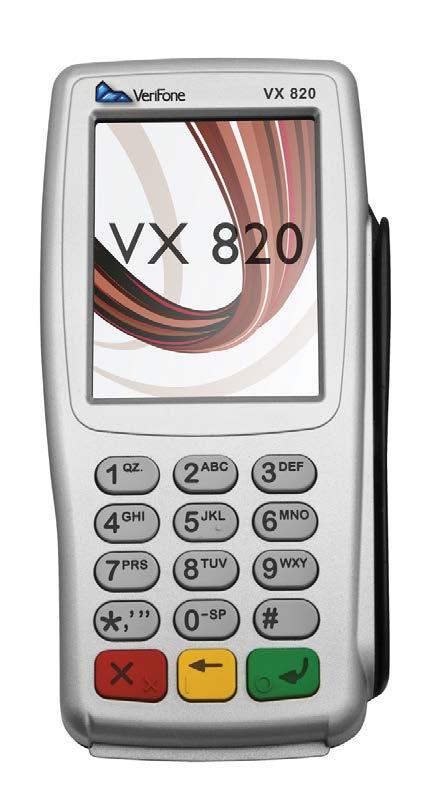 VX 820 Fast, Easy & Secure Transactions Put the power, security and reliability of the VX Evolution platform at consumers fingertips.