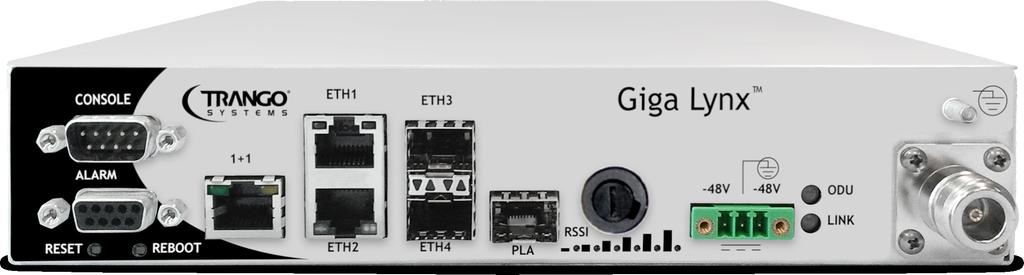 Giga Lynx Overview The Giga Lynx is an ultra-high performance split architecture point-to-point wireless microwave system designed for carrier, enterprise, service provider, and government networks.