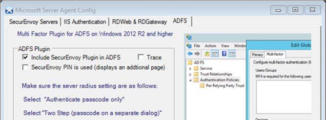 1.5 ADFS v3 or v4 Integration Guide Select the ADFS tab.