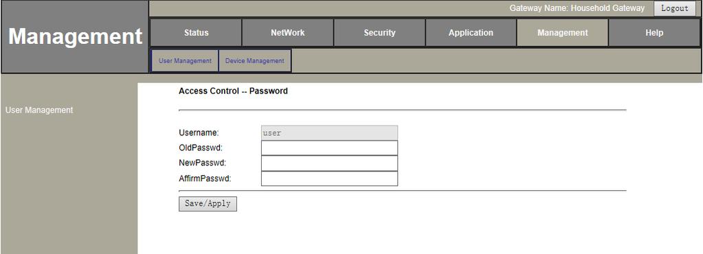 Figure 6User ManageSettings User Manage just for Access Control. Modify password of user. User Manage modify the password of ordinary user account of user. 1. After power all the lights are lit?