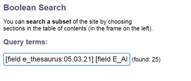 - 15 - CDL-JU(2019)005 V. Fields allowing searches in specific parts of the Précis 48.