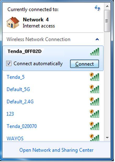 Network Connection and select Connect/Disconnect. Steps for follow-up are similar to the following.