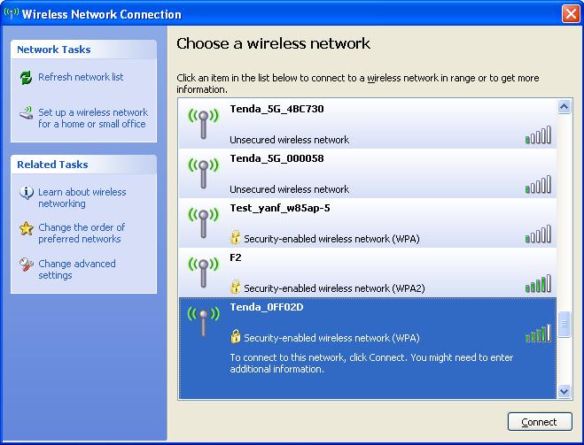select View Available Wireless Networks. 3.