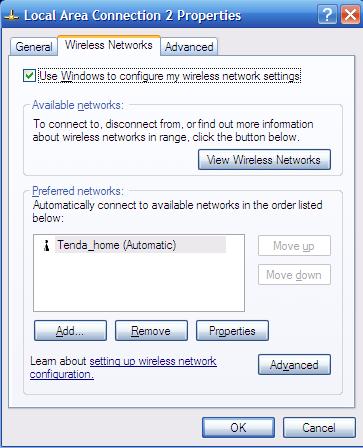 Below describes how to do remove a wireless network from your PC. If you are using Windows XP, do as follows: 1.