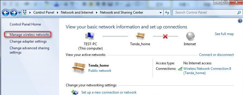 Click Network from your desktop and