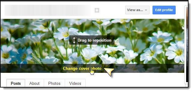 It s easy as ABC to perform actions like change your Cover Photo.