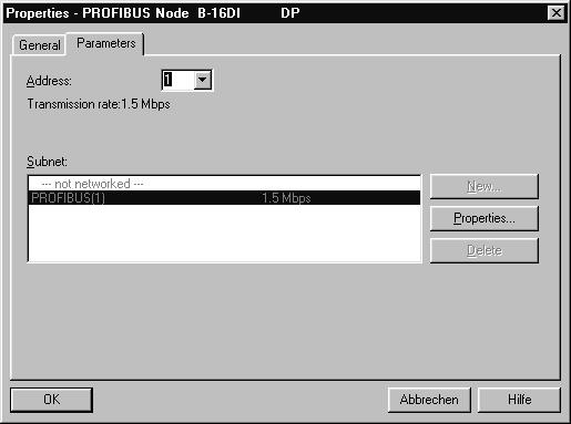 Configuring the Distributed I/O Configuring the DP-Master System Select the DP master in slot 2.1 and insert a DPmaster system. Apply the suggested address in the dialog box displayed.