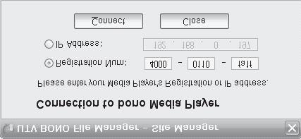 found on the bottom of your Media Player.. IP Address : enter the IP address of your Media player.