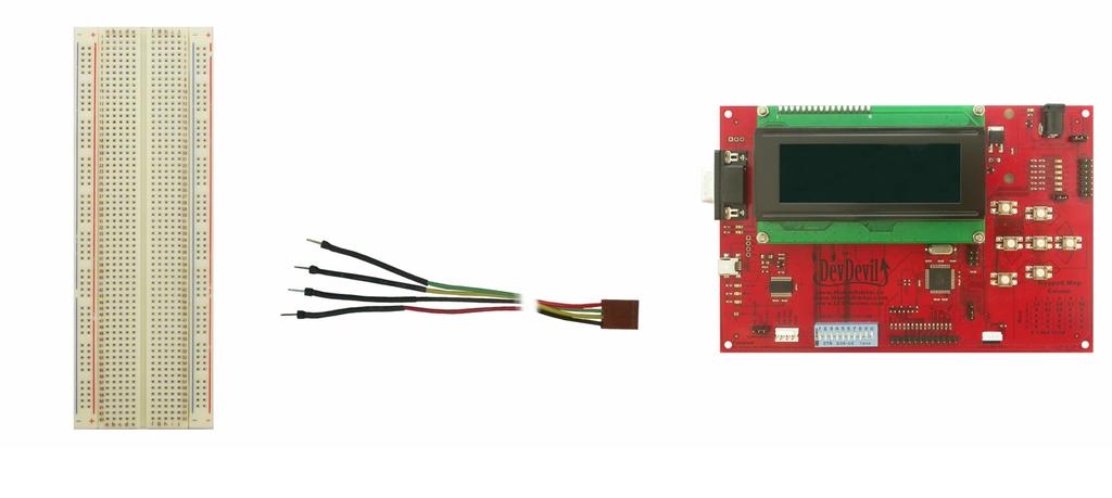I2C Cables Required BBC 1 2 3 4 5 6 7 8 9 10 X X X X X X X X X X Table 5: I2C Protocol Select Illustration 5: I2C Connection The most advanced connection to the DevDevil is provided by the I2C