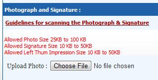 Before uploading the photograph, Signature and Left thumb impression (LTI) please read the guideline. 22.