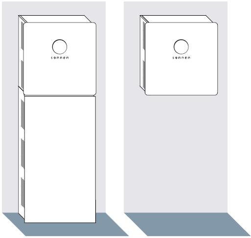 Location Selection Component Options.» The storage system with the optional extension cabinet must be floor mounted.
