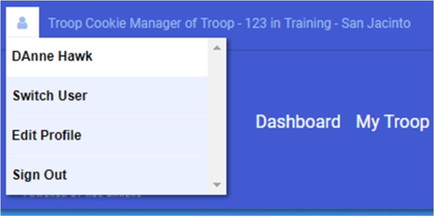 troops only to change to Older Girl Op on), set your default Main Recogni on plan and your troop s Girl Scout level.