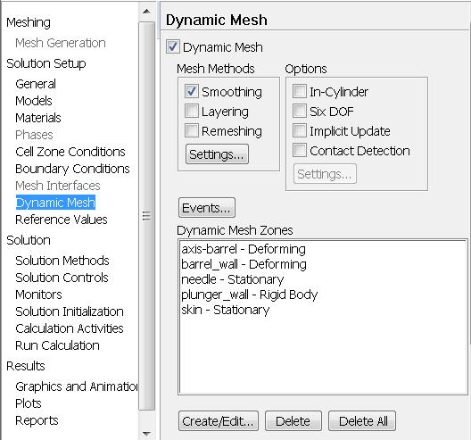parameter controls mesh