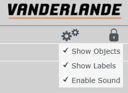 4.3.3 Objects and Labels Visibility of Objects/Labels can be enabled and disabled on screens. This option will show or hide Objects/ Labels.