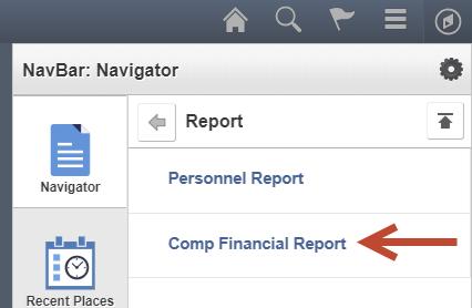 running Comprehensive Financial Report, click on Add a New Value tab to create a new Run Control.