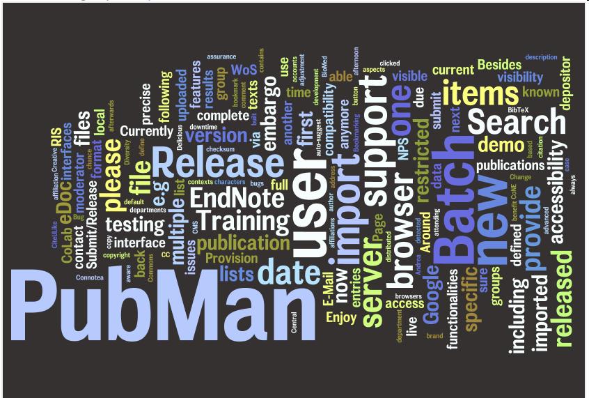 Agenda (1) PubMan Facts (2) PubMan Re-Use Possibilities (3) PubMan Concepts Organizational Units Publication Workflows Validation Rules Contexts/Collections (4) PubMan Metadata
