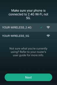 5. Find your Wi-Fi network, type in