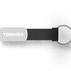 Office USB-stick as key ring, slim line design with 4 GB memory.