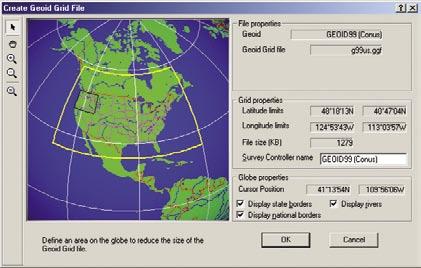 INTUITIVE VISUAL INTERFACE IS INTEGRATED SURVEYING In addition to the standard and familiar Windows interface, The Survey View is used to view raw data, analyze survey Trimble Geomatics Office brings