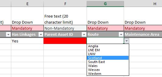 The ARMS Imprt Asset Template New assets can be added t the Asbests Risk Management System (ARMS) using the Imprt Asset Template excel file.