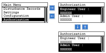 1MDU07221-YN D Section 5 Use of LHMI The sequence of the selection of the user shall be as below: Figure 17: Login process of relay REF601 / REJ601/REM601 Password configuration The password could be
