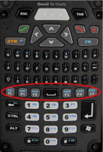XT15 Keyboard and Keypad Options 59 Key Alpha Numeric ST5010 Telephone Style Numeric Keys 6 Function