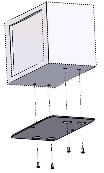 Section 4: Device Installation Monitor Shelf: 3" (76.