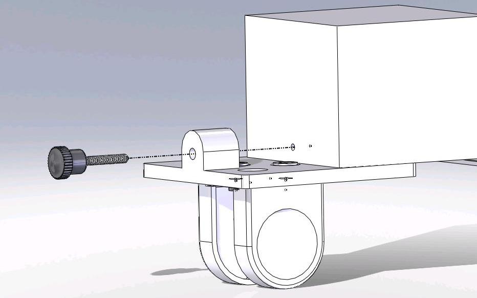 2. Place the monitor on the table top mount until it clicks (Figure 3). 3. Tilt the monitor to the desired angle and re-adjust the tension as needed with a 12 mm wrench (Figure 4).