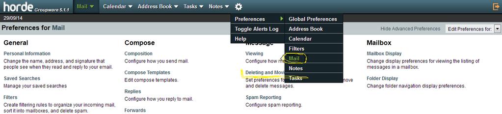 Section 4: How to delete emails in Webmail To delete messages in WebMail, please ensure that you have