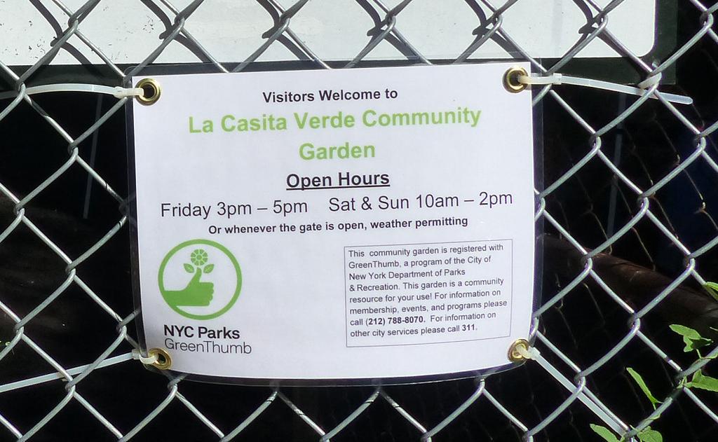 OPEN HOURS Registered GreenThumb Gardens are required to be open at least TWENTY (20) regularly scheduled hours per week during the season (April 1 - October 31).