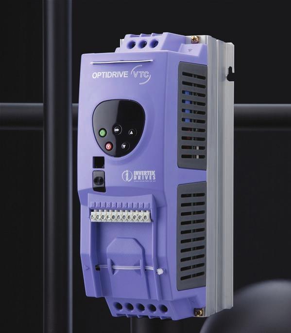 OPTIDRIVE VTC Variable Torque Control Dedicated to control of fans and pumps requiring standard duty AC Variable Speed Drive 1.