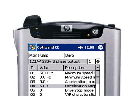 OPTIWAND CE PLUS Unique wireless prograing tool Optiwand CE Plus is a Windows Compact Edition application program for pocket pc s, allowing quick and accurate counication with