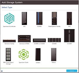 IBM Spectrum Control makes it easy to balance performance within storage tiers. Simply select two or more pools on the same tier in a virtualized storage environment, and click Balance Pools.