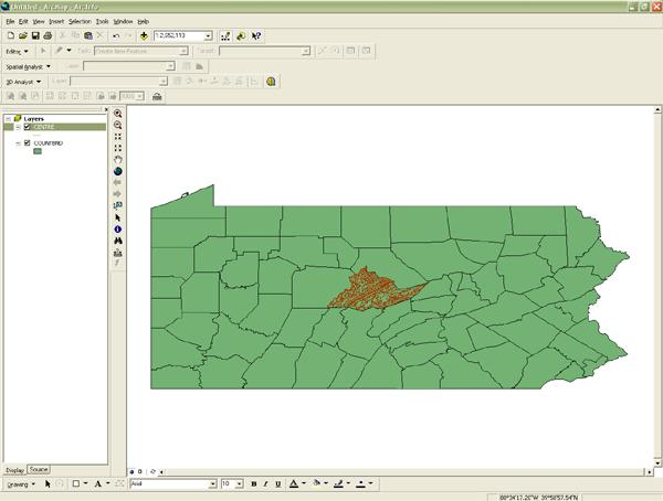 Step 6. Use the Zoom In tool to zoom to an area of interest in the View window.