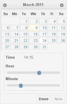 You can use the arrows to navigate through the months and years to find the correct date.